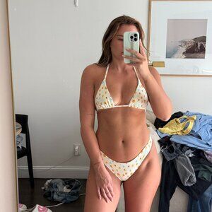 Peach Print Bikini Set – Dippin' Daisy's, Size M